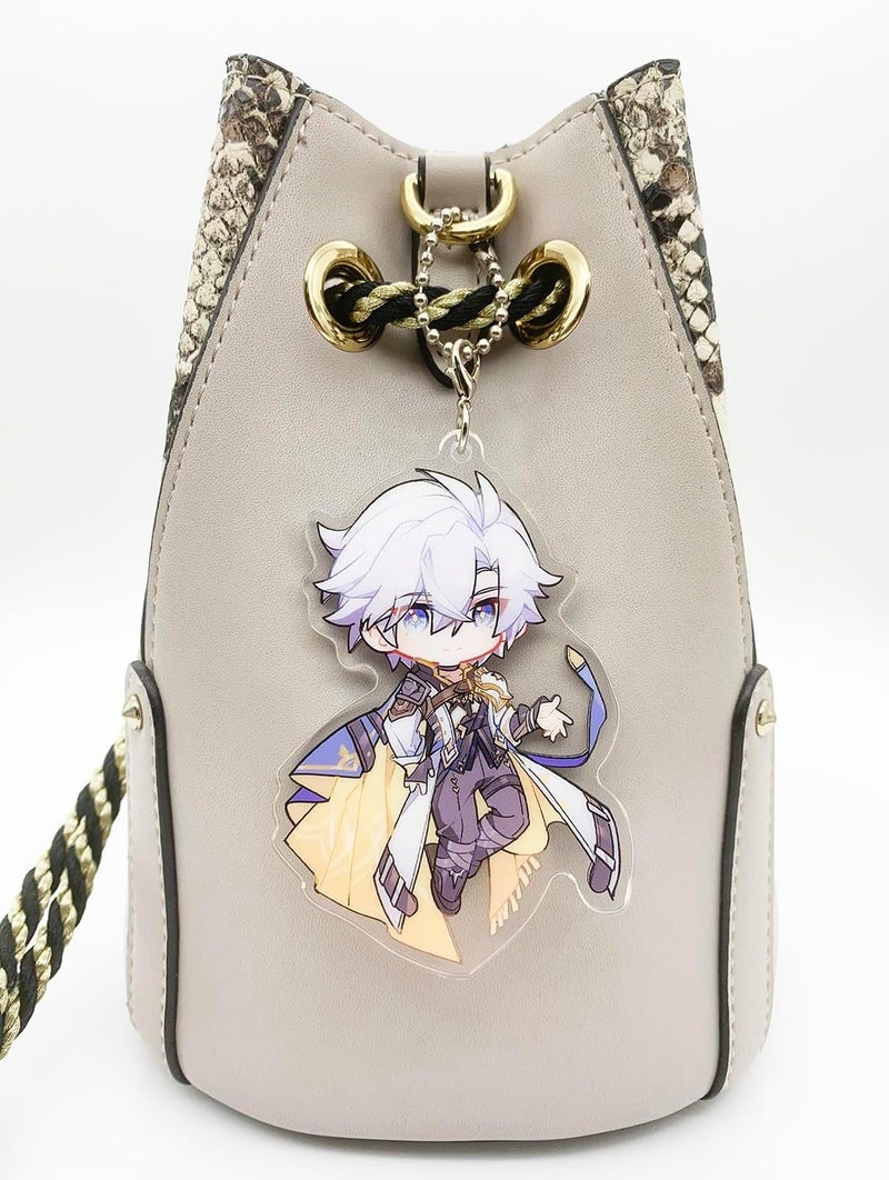 YJacuing Honkai: Star Rail Chibi Cute Acrylic Stand Figure Keychain - Image 3